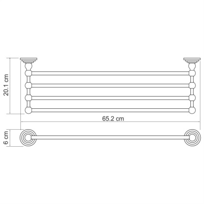 Ammer K-7011 Полка для полотенец