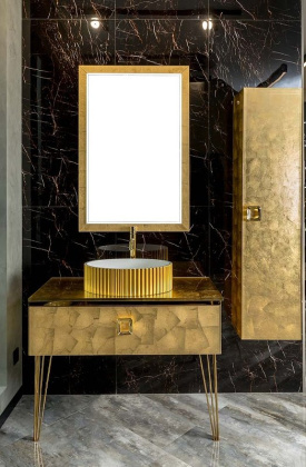 Консоль LUCIDO 80 см Поталь GoldFoil 770-080-Foil Boheme