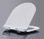 Сиденье дюропласт, soft close, металлическое крепление BB2011SC