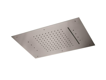 CZR-SDAH2-6040-01 Верхний душ встраиваемый двухрежимный (дождь и каскад) с хромотерапией 9 цветов и пультом управления Исполнение: хром  CZR-SDAH2-6040-01 Верхний душ встраиваемый двухрежимный (дождь и каскад) с хромотерапией 9 цветов и пультом управления Исполнение: хром