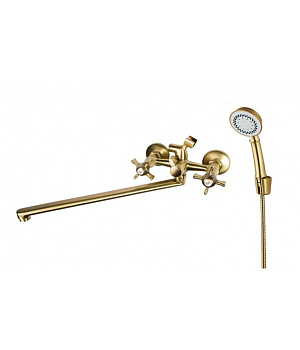 Смеситель для ванны/душа Agger Retro-X A1721188 с душевым набором Смеситель для ванны/душа Agger Retro-X A1721188 с душевым набором