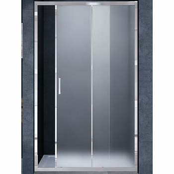 Душевая дверь Alpha VDS-3AL110MT, 1100, хром, стекло текстурное Душевая дверь Alpha VDS-3AL110MT, 1100, хром, стекло текстурное