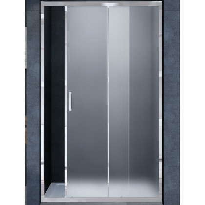 Душевая дверь Alpha VDS-3AL150MT, 1500, хром, стекло текстурное