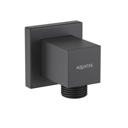 Шланговое подсоединение AQUATEK, матовый черный AQ2458MB  Шланговое подсоединение AQUATEK, матовый черный AQ2458MB