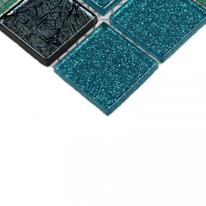 Мозаика стеклянная Breeze (чип 4*25*25) 300*300(22шт.-1.98м2), м2 Мозаика стеклянная Breeze (чип 4*25*25) 300*300(22шт.-1.98м2), м2
