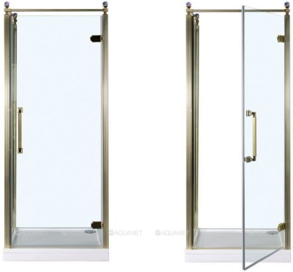 Душевой уголок Aquanet Beta Cube Classic NBB1221 90x90 R, прозрачное стекло