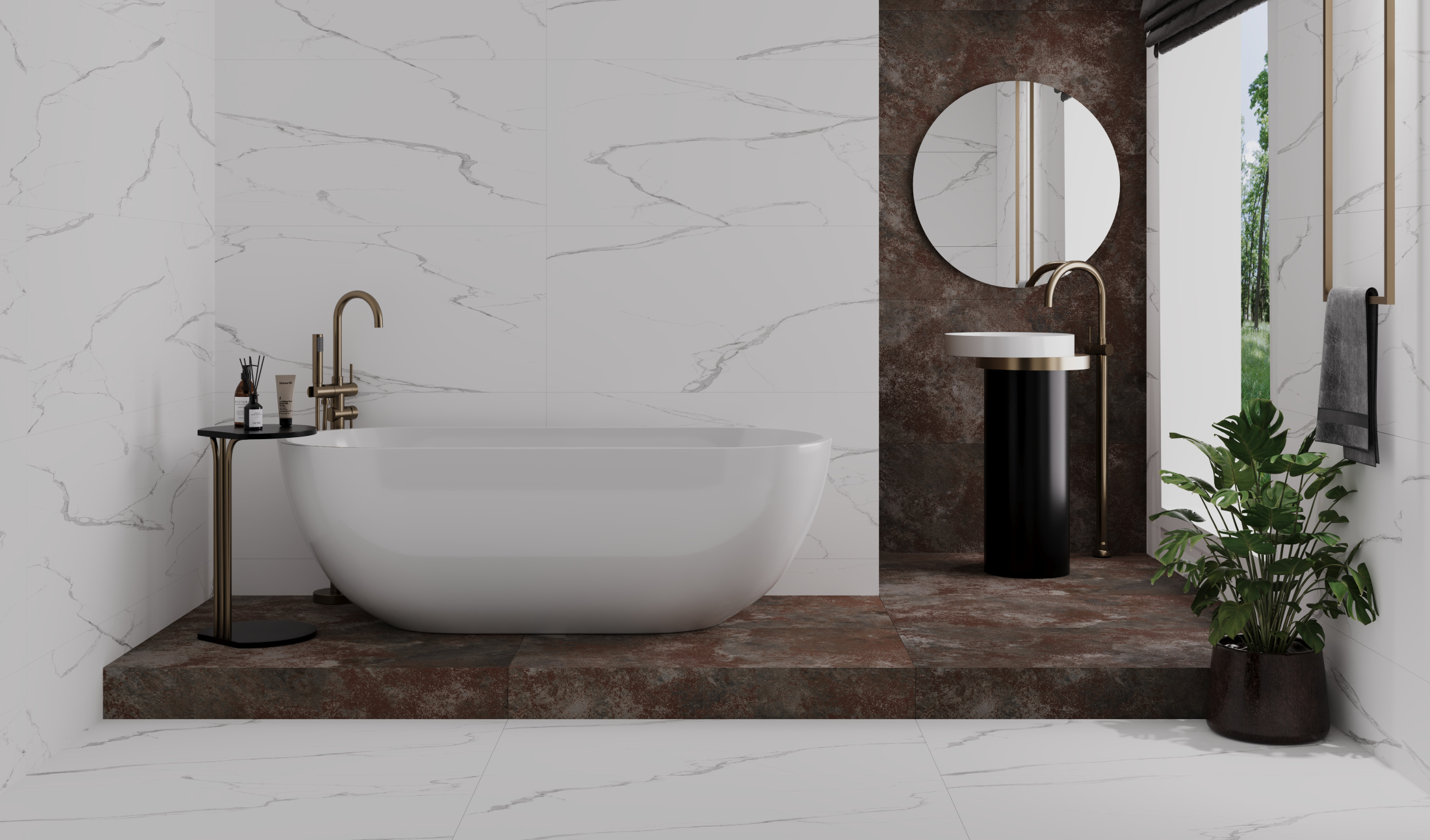 Плитка Ariston Classic Satin 60x120 (2 шт.в уп) Плитка Ariston Classic Satin 60x120 (2 шт.в уп)