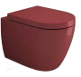 Сиденье с крышкой (soft close) Taormina/Jet Flush,дюропласт, красный, A0300-019 (A0301-019), шт