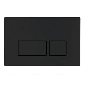 Кнопка смыва BB044NERO, чёрная матовая Кнопка смыва BB044NERO, чёрная матовая