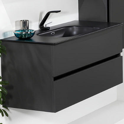 Тумба без раковины Vallessi 140*46cm АНТРАЦИТ мат 4 полки 837-140-A matt Boheme Тумба без раковины Vallessi 140*46cm АНТРАЦИТ мат 4 полки 837-140-A matt Boheme