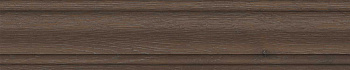 Плинтус Тровазо коричневый тёмный матовый 39,8x8x1,55