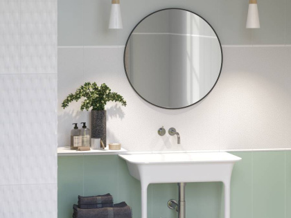 Плитка Meissen Keramik Trendy светло-зеленый 25x75 TYU081 Плитка Meissen Keramik Trendy светло-зеленый 25x75 TYU081