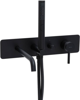 Смеситель для ванны Allen Brau Priority 5.31A05-31 (с внутренней частью) черный матовый Смеситель для ванны Allen Brau Priority 5.31A05-31 (с внутренней частью) черный матовый