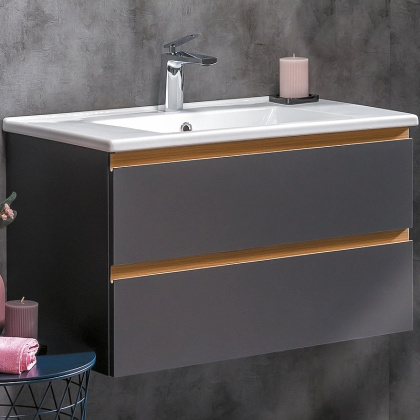 Тумба CAPOLDA 85 антрацит 849-085-A Boheme Тумба CAPOLDA 85 антрацит 849-085-A Boheme