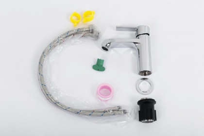 AURORA Смеситель для раковины без донного клапана, хром AURORA-LVM-CRM-W0 AURORA Смеситель для раковины без донного клапана, хром AURORA-LVM-CRM-W0