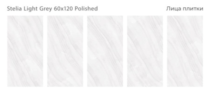Керамогранит STELIA LIGHT GREY 60x120 POLISHED, Palacio