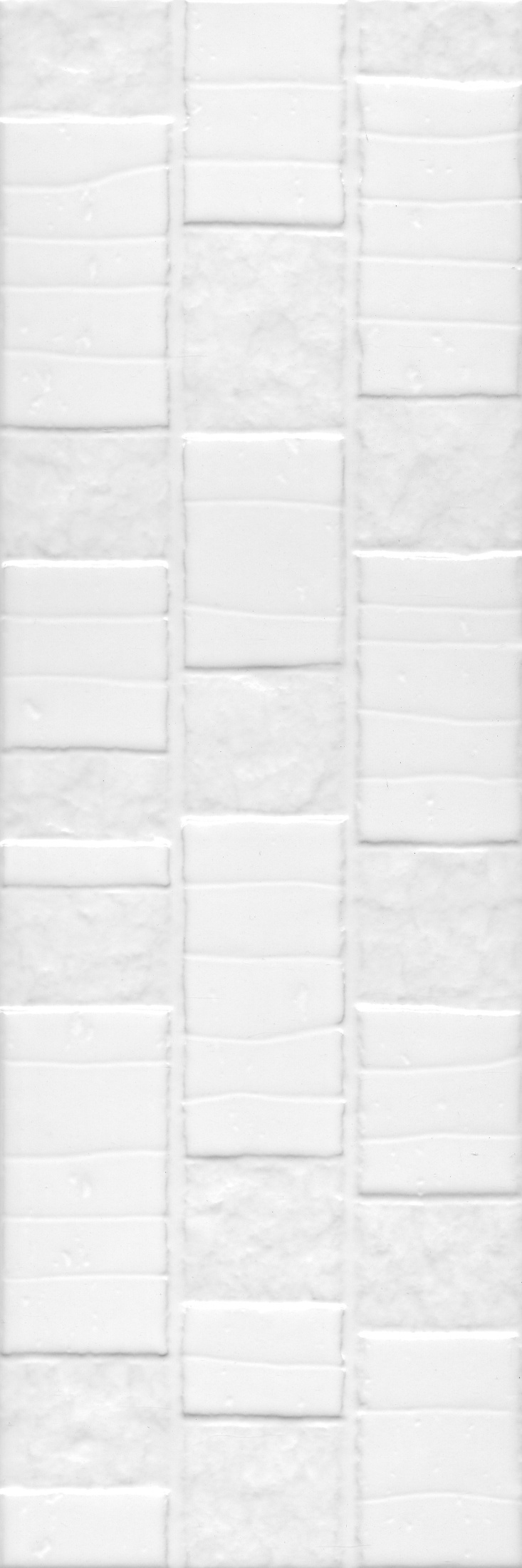 Бьянка белый глянцевый антик 20x60x0,9
