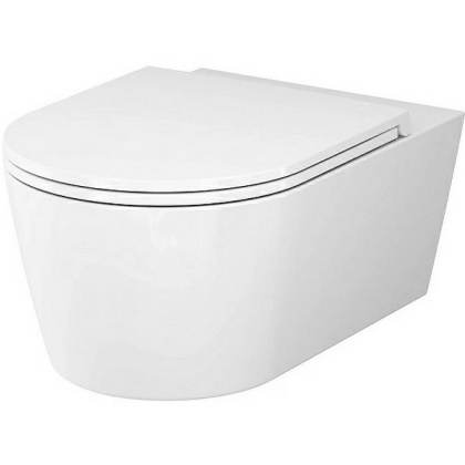 IS90151.8F1701 Инсталляция с клавишей PrimeFit L, хром глянец., с подвесным унитазом Func 54 FlashClean с сид м/л