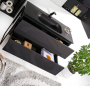 Тумба без раковины Vallessi 80*46cm АНТРАЦИТ глянец 2 полки 837-080-A glossy Boheme Тумба без раковины Vallessi 80*46cm АНТРАЦИТ глянец 2 полки 837-080-A glossy Boheme
