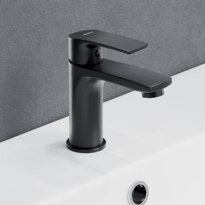 480210300 Eclipse 2.0, смеситель для умывальника, черный 480210300 Eclipse 2.0, смеситель для умывальника, черный