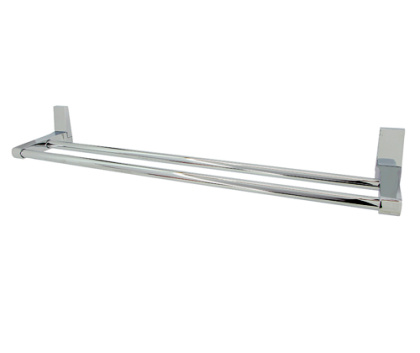 Держатель полотенец Lopau двойной, 63,5х7,8х13,5 см, хром, K-6040