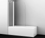 Leine 35P02-110WHITE Fixed Стеклянная шторка на ванну Wasserkraft