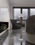 Керамический слэб TUNDRA GRIS LUMINOUS 2800х1200х6мм, Double Polished