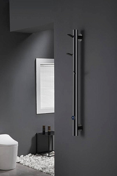 Полотенцесушитель электрический OAK SHINE GUN METAL