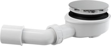 Сифон для поддона AlcaPlast (хром), шт