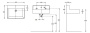 Раковина LOGICA M мебельная\подвесная cо встроенным смесителем 65, белая глянцевая