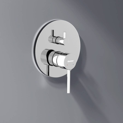 936530000 Scandinavian Pure встраиваемая душевая система душевым смесителем и штангой, хром