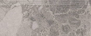 Плинтус Рабат Стоун серый матовый обрезной 30x12x1,3