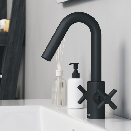 240210000 Neo Classic Black,Смеситель для умывальника