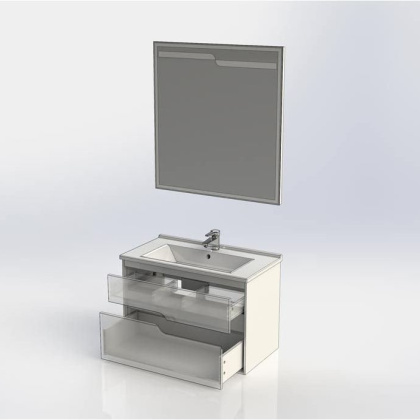 Мебель для ванной Aquanet Модена 85 белый