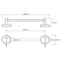 Полотенцедержатель 505 мм
