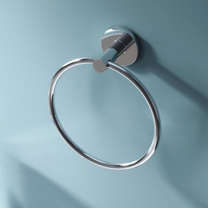 Кольцо для полотенец X-Joy, 16,9х15,5х6,1 см, хром, A85A34400