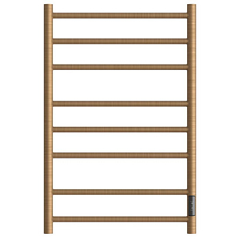 Полотенцесушитель электрический Point Аврора PN10858BR П8 500x800 диммер справа, бронза