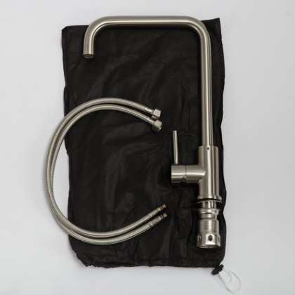 Смеситель для кухни, нержавеющая сталь, исполнение сатин BB-LAM03A-IN