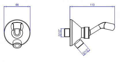 CZR-U-AI-C-02 Штуцер с держателем, классический, исполнение бронза CZR-U-AI-C-02 Штуцер с держателем, классический, исполнение бронза
