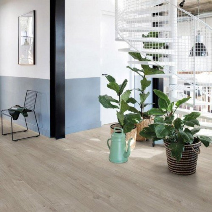 Виниловый ламинат Quick-Step Дуб хлопковый светло-серый PUCL40105 (7шт/2,22м2) 1510*210*4,5, м2