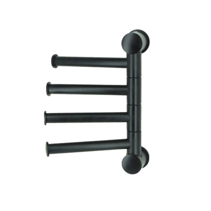 K-1054BLACK Держатель полотенец четверной K-1054BLACK Держатель полотенец четверной