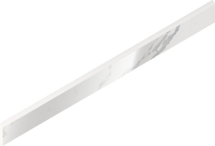 Плинтус 610130007472 Стелларис Стелларис Статуарио Уайт (80см*7,2см*9мм) (10шт/8м2) Люкс, м2