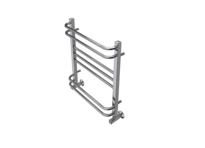 Полотенцесушитель водяной Aquatek (Акватек) Бетта П7 500х600 мм, подключение нижнее/диагональное, сверхпрочная пищевая нержавеющая сталь AISI 304L, гарантия 10 лет