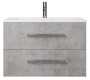 Тумба под раковину Creto Ares 80 серый Тумба под раковину Creto Ares 80 серый