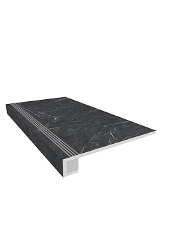 Комплект (Ступень VS03 (33x120) непол. (прямоугол. бортик)+ Подступенок (14,5x120))