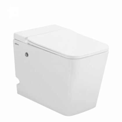 Приставной унитаз Abber Rechteck AC1213P импульсный с микролифтом Приставной унитаз Abber Rechteck AC1213P импульсный с микролифтом
