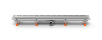 Душевой лоток 75 см Creto Walkway CRE-750 WH с решеткой, хром