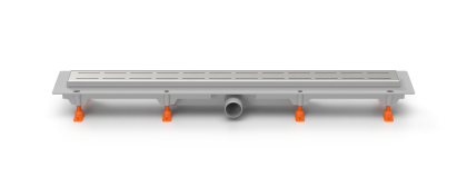 Душевой лоток 65 см Creto Walkway CRE-650 WH с решеткой, хром Душевой лоток 65 см Creto Walkway CRE-650 WH с решеткой, хром