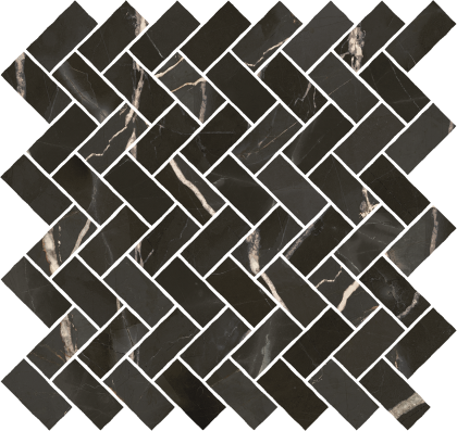Мозаика 620110000217 Стелларис Абсолют Блэк (31,5см*29,7см*9мм) (11шт/0,858м2) Кросс, шт