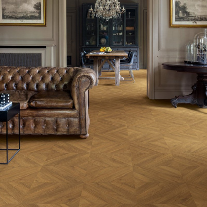 Ламинат Quick-Step Castle Ultra CAU4162 Дуб горчичный (12мм/33кл/1,426м2) (1 200мм*396мм), м2